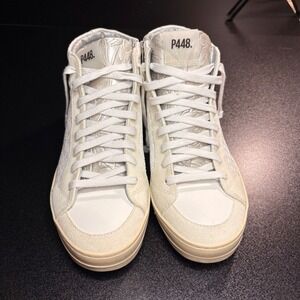 Skate High Top Sneaker P448 off White Size 37 athletic color‎ us size 7